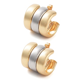 Brass Stud Earrings, Ring