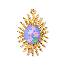 Печатные 304 подвески из нержавеющей стали, , зеркальная полировка, ионное покрытие (ip)