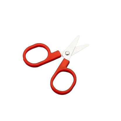 Plastic Handle Stainless Steel Mini Scissors, Embroidery Scissors, Sewing Scissors, Children Paper Craft Sci