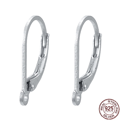 925 Sterling Silver Leverback Earrings