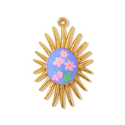 Печатные 304 подвески из нержавеющей стали, , зеркальная полировка, ионное покрытие (ip)