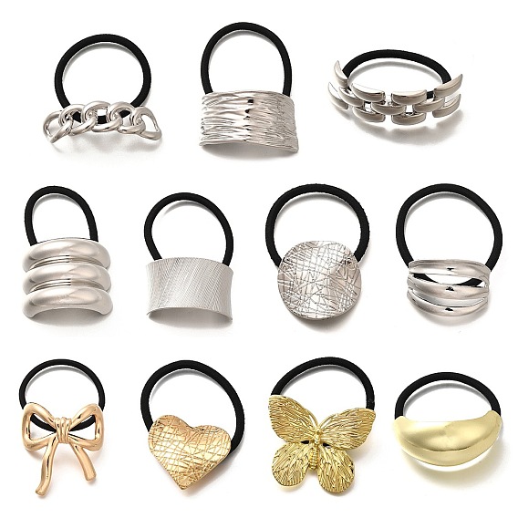 Резинки для волос, держатель для хвоста из сплава, аксессуары для волос для женщин и девочек