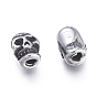 Halloween 304 Stainless Steel Beads, Skull Head