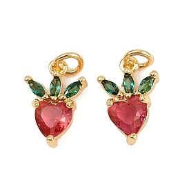 Латунные микро проложить кубического циркония подвески, морковные прелести, с целью перехода в кольце