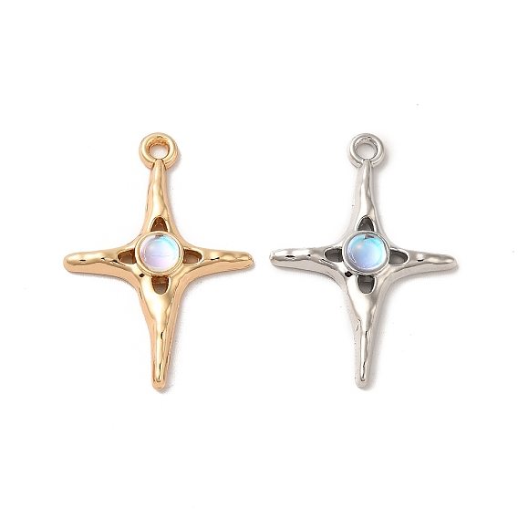 Подвески из смолы из металлического сплава, без никеля , звезды прелести