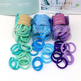 Seamless Candy Color Hairband - Simple and Versatile Elastic Hair Tie.