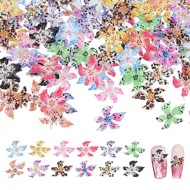 120 шт. 12 цветные кабошоны из смоляных цветов, ногтей декоративные аксессуары