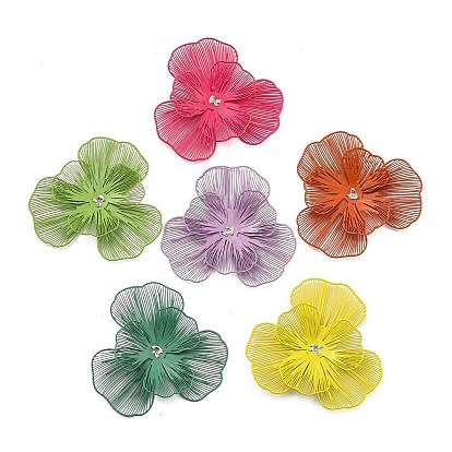 Напечатанный методом распыления 430 колпачки бортов из нержавеющей стали, цветок