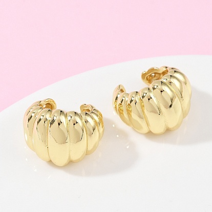 C-образные латунные серьги-манжеты