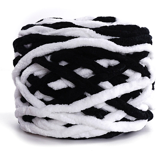 Weiches Häkelgarn aus Polyester, dickes Strickgarn für Schal, Tasche, Kissenherstellung