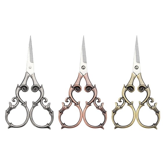 Ножницы из нержавеющей стали, ножницы для вышивания, швейные ножницы, с ручкой из цинкового сплава