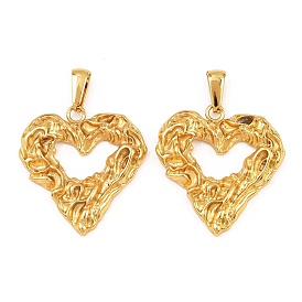 Текстурированные 304 подвески из нержавеющей стали, шарма сердца