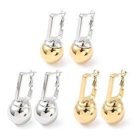 Серьги из 304 нержавеющей стали, круглые