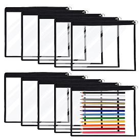 10шт. прямоугольные ПВХ-карманы для файлов