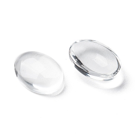 Wholesale 25MM Clear Glass Cabochons 