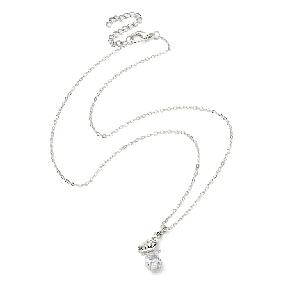 Ожерелье-подвеска-бабочка с кристаллами и стразами и кабельными цепочками, латунное ожерелье для женщин