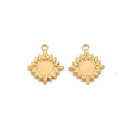 Ионное покрытие (ip) 304 настройки эмали подвески из нержавеющей стали, цветок