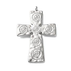 304 подвески из нержавеющей стали, крест очарование, анти-тускнение