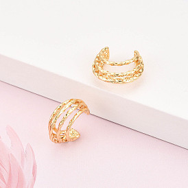 Латунь манжеты серьги, арка