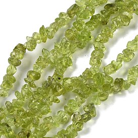Péridot naturelles brins de perles, Grade a, puce