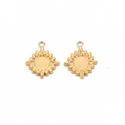 Ионное покрытие (ip) 304 настройки эмали подвески из нержавеющей стали, цветок