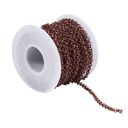 Роло железа цепи, с пластиковыми бобин, несварные, круглые