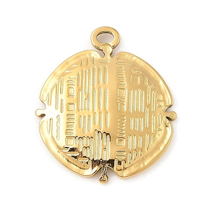 304 подвески из нержавеющей стали, плоские круглые прелести, ионное покрытие (ip)