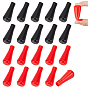 20Pcs 2 Colors Synthetic Rubber Arrowhead Guards