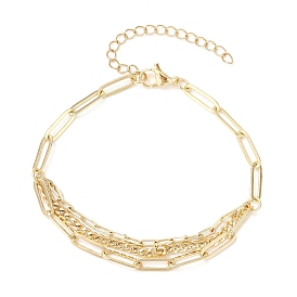 Латунные скрепки браслеты, браслеты-цепочки из латуни для женщин