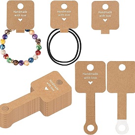 Сложенная бумага для демонстрации резинок для волос/браслетов/ожерельев, прямоугольные