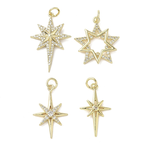 Латунные микро проложить кубического циркония подвески, с целью перехода в кольце, звезды прелести