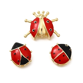 Подвески для часов из латунной эмали, реальный 18 k позолоченный, коровка