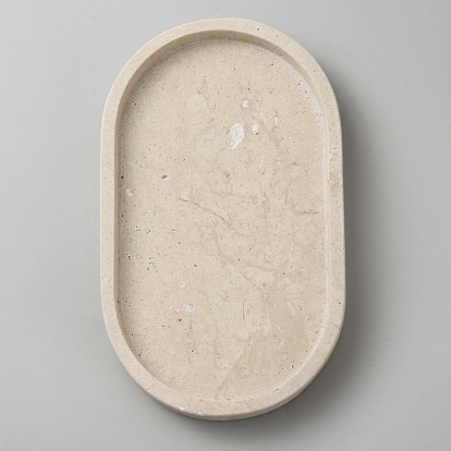 Подставка для ювелирных изделий из натурального мрамора, держатель органайзера для ювелирных изделий, овальные