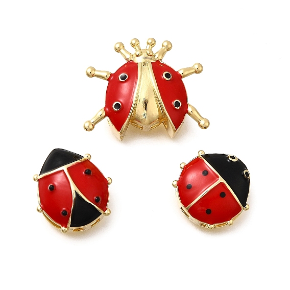 Подвески для часов из латунной эмали, реальный 18 k позолоченный, коровка