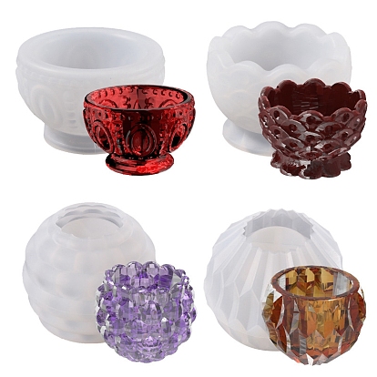 DIY Silicone Storage Bowl Molds, Resin Casting Molds, Clay Craft Mold Tools
