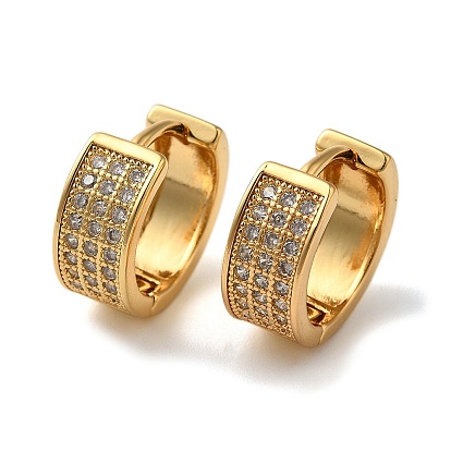 Серьги-кольца с кубическим цирконием, стеллаж для латунных украшений для женщин, без свинца и без кадмия, долговечный