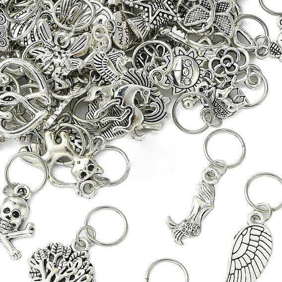 Сплав дреды бусины, плетение подвески для волос украшения зажимы, разнообразные