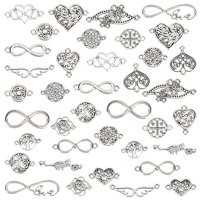 95 ПК 19 стили сплава звеньев / соединителей тибетского стиля, разнообразные