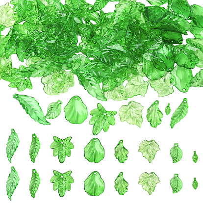 320 шт 8 стили прозрачные акриловые подвески, лист