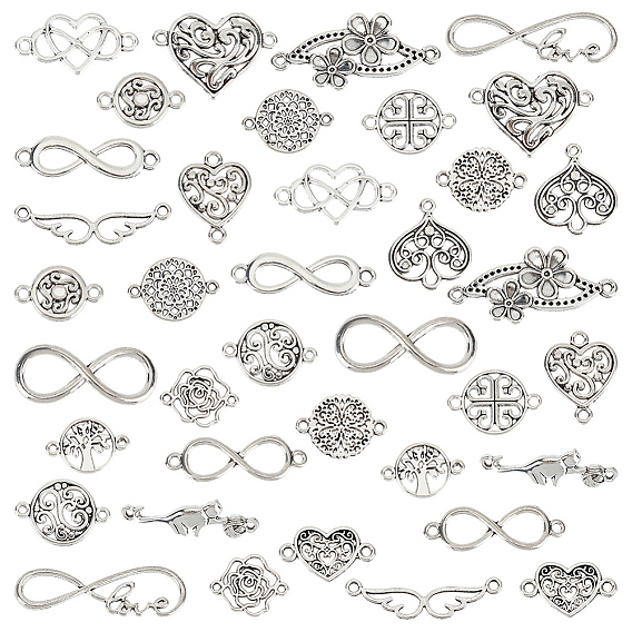 95 ПК 19 стили сплава звеньев / соединителей тибетского стиля, разнообразные