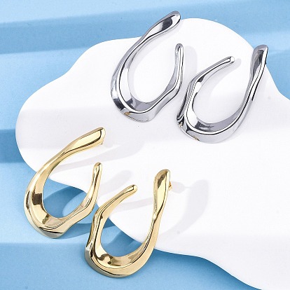 304 серьги-гвоздики-капли из нержавеющей стали, вакуумное покрытие pvd