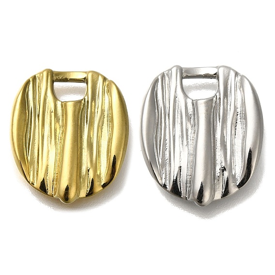 Ионное покрытие (ip) 304 подвески из нержавеющей стали, овальный шарм