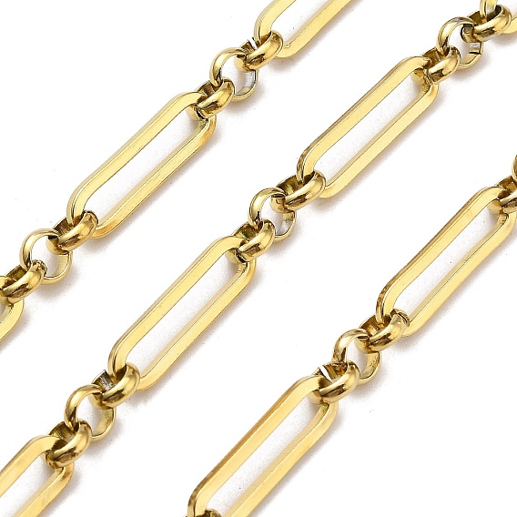 Ионное покрытие (ip) 304 цепи с овальными звеньями из нержавеющей стали, несварные, с катушкой, полированный