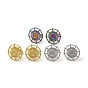 304 Stainless Steel Stud Earring Settings, Helm with Round Tray