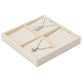 4-слотовые подвесные стенды из микрофибры, квадратный