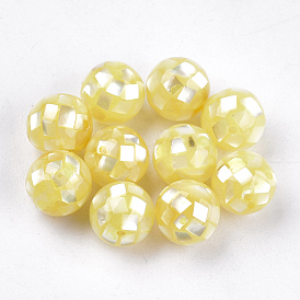 Resin Beads, with Shell, Round