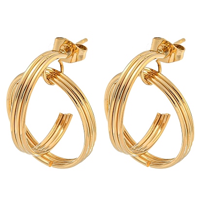 Вакуумное покрытие pvd 202 серьги-гвоздики из нержавеющей стали, с 304 штифтов из нержавеющей стали