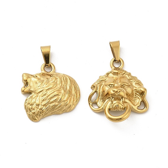 304 подвески из нержавеющей стали, лев, ионное покрытие (ip)