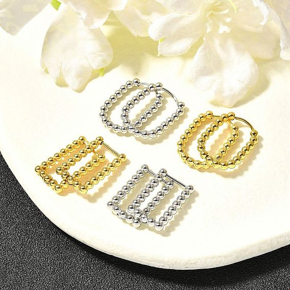 304 серьги из нержавеющей стали для женщин, ионное покрытие (ip)