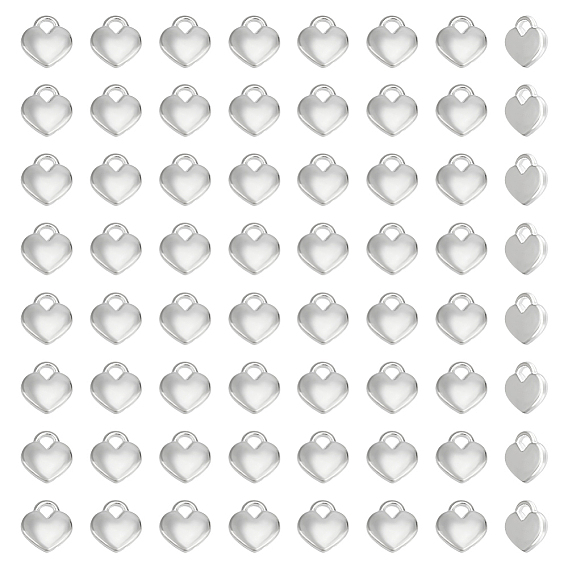 200 подвески из сплава шт., сердце прелести